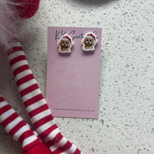 Christmas Cavoodle Studs