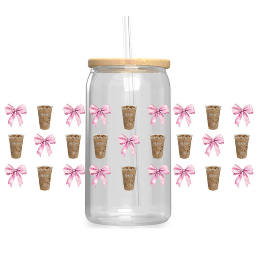 Iced Coffee & Bows Tumbler