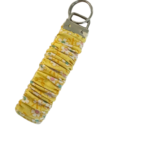 Yellow Flower Wristlet