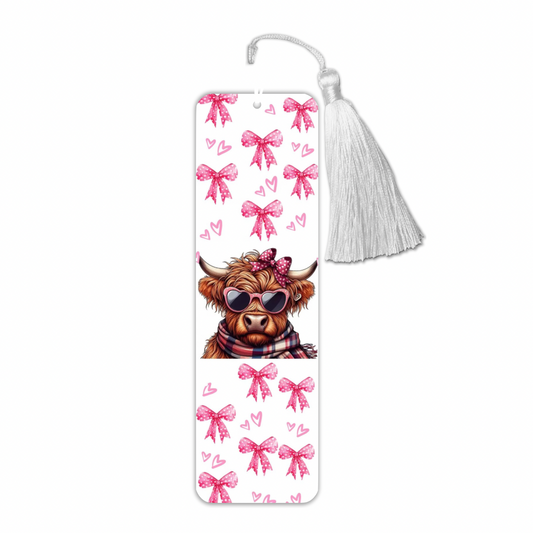 Pen/Bookmark Wrap Decal - Highland Cow