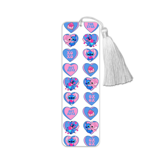 Pen/Bookmark Wrap Decal - Stitch Hearts