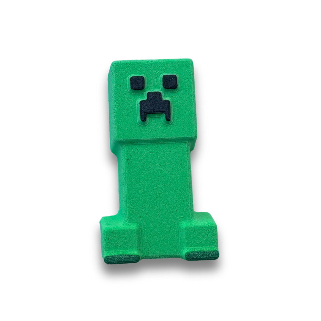 Creeper minecraft bath bomb