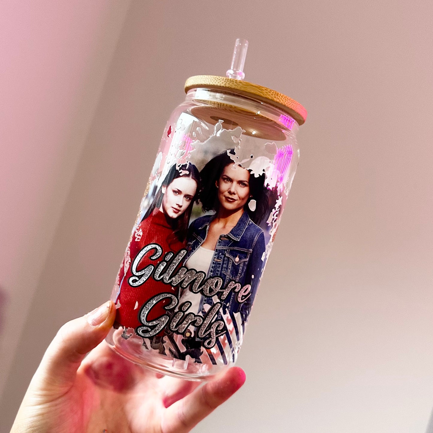 Gilmore Girls Iced Coffee Glass