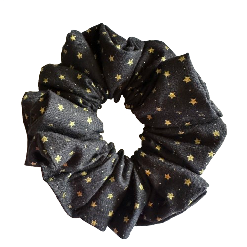 Gold Stars Scrunchie