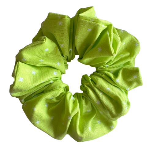 Lime Splash Scrunchie