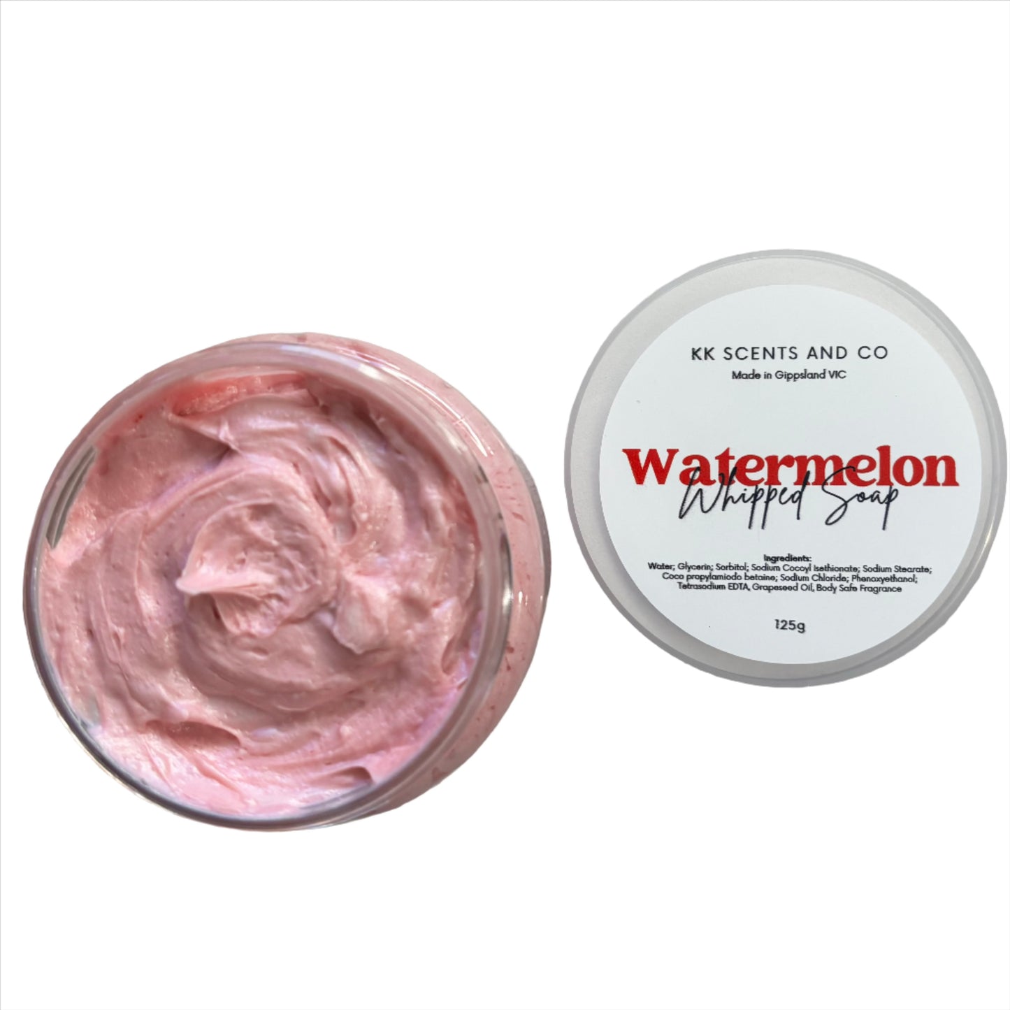 Watermelon Foaming Whipped Body Soap