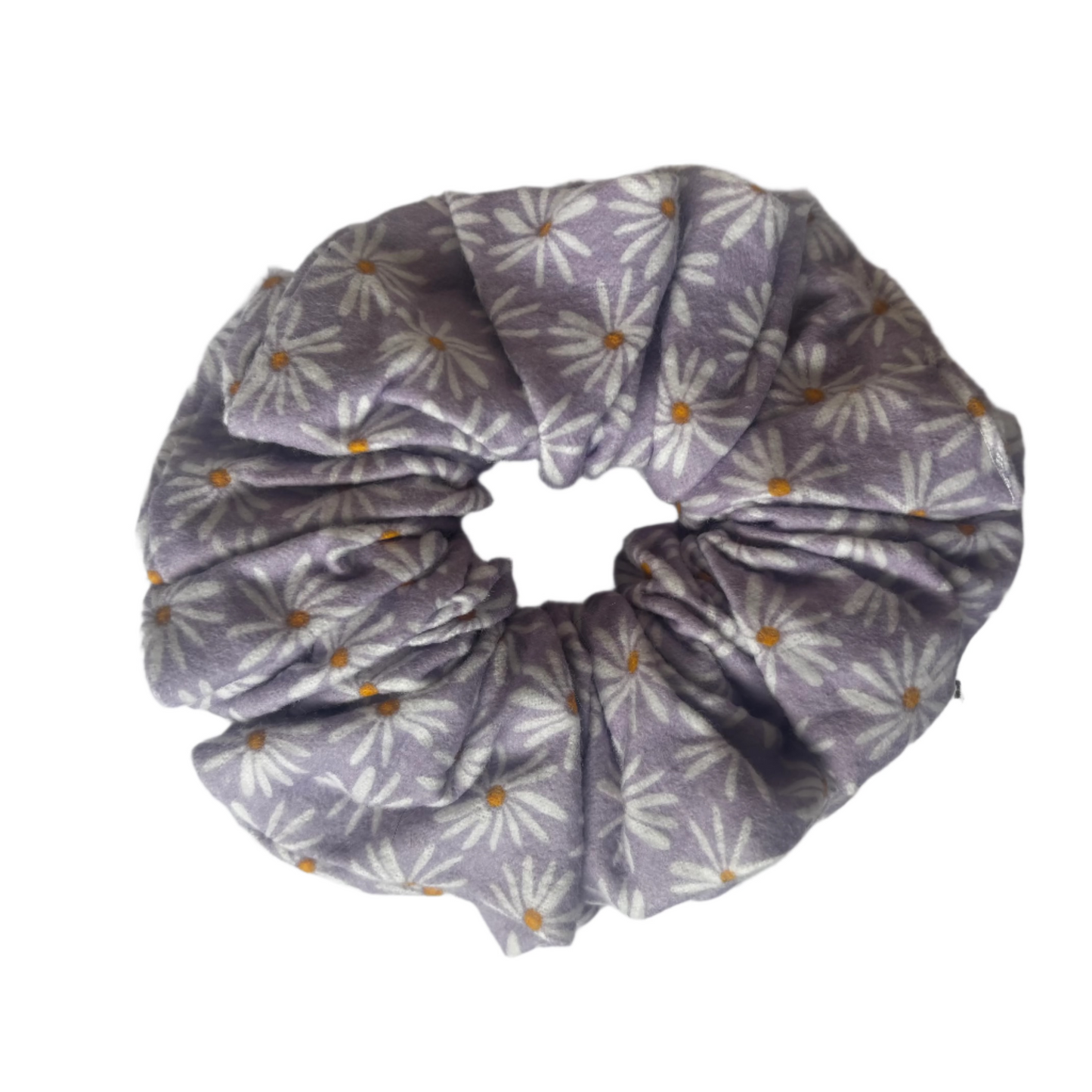 Purple Daisy Scrunchie