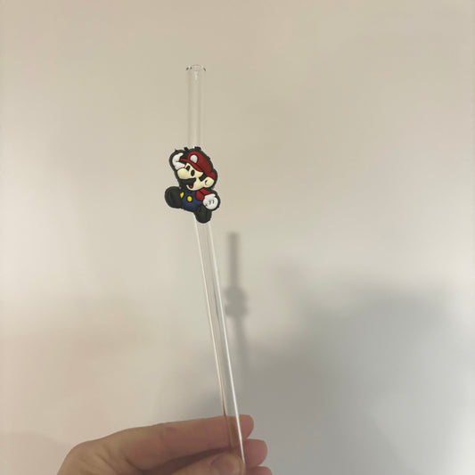 Mario Straw Charm