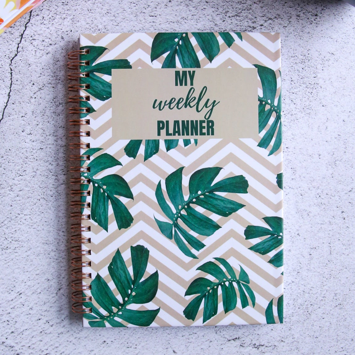 Weekly Planner - Monstera