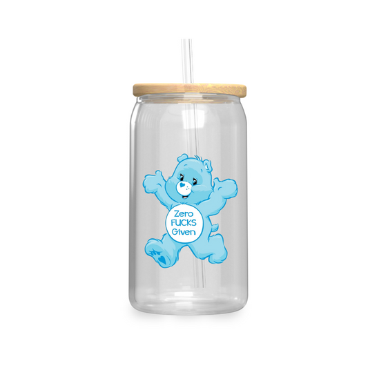 Blue Care Bears UV DTF Decal