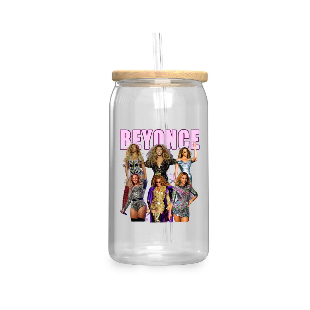 Beyonce Iced Coffee Glass