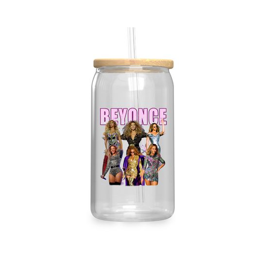 Beyonce Iced Coffee Glass