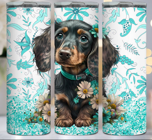 Blue Dachshund 20oz Tumbler - KK Scents & Co.