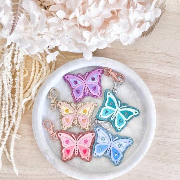 Butterfly Kisses Keychain - KK Scents & Co.