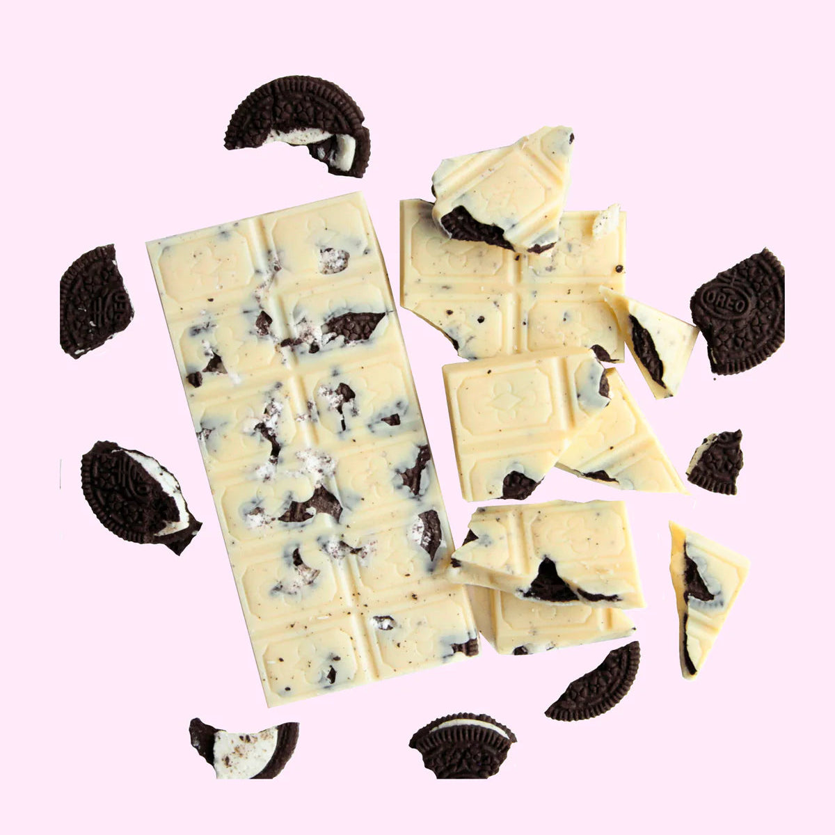 Cookies and Cream White Chocolate Block