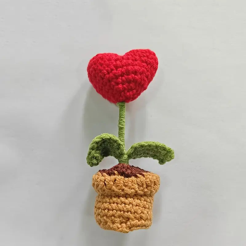 Heart Crochet Plant