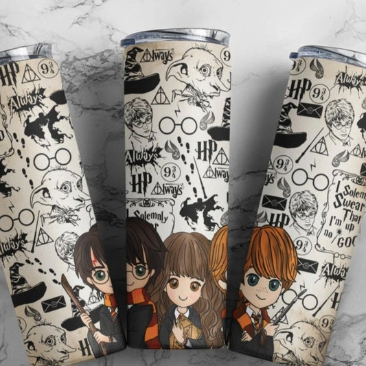 Harry potter printed tumbler