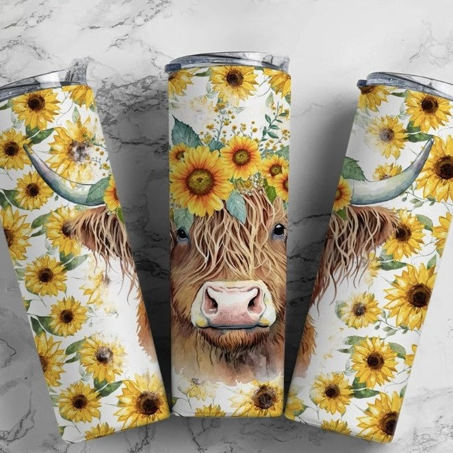 Highland Cow 20oz Tumbler